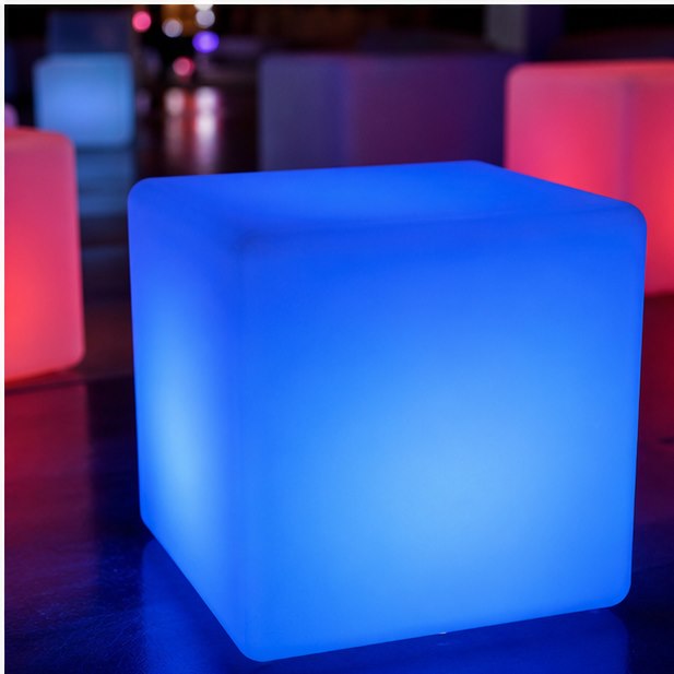 LED Furniture Rental close-up detail for Malaysia event furniture rental