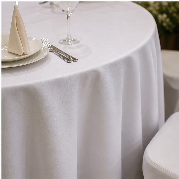 Table Cloth Rental close-up detail for Malaysia event furniture rental